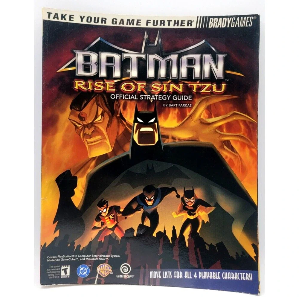 Batman Rise Of Sin Tzu Official Strategy Game‎ Guide PS2 / XBOX / Gamecube